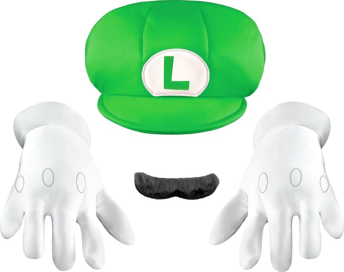Luigi's accessoires set voor kinderen - Verkleedattribuut - One size