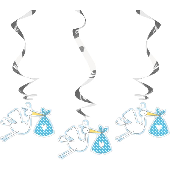 Folat - Hangdecoratie It's a boy (3 stuks)