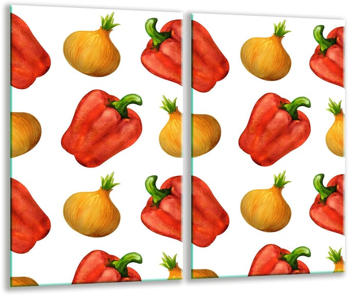 TMK ArtDeko - Snijplank - Inductiekookplaat - Glas - 30x52cm