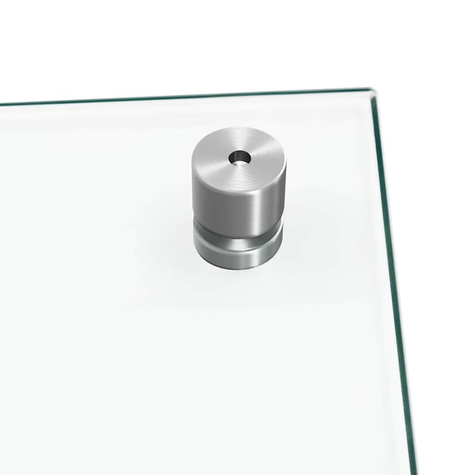 vidaXL - Spatscherm - keuken - 80x40 - cm - gehard - glas - transparant