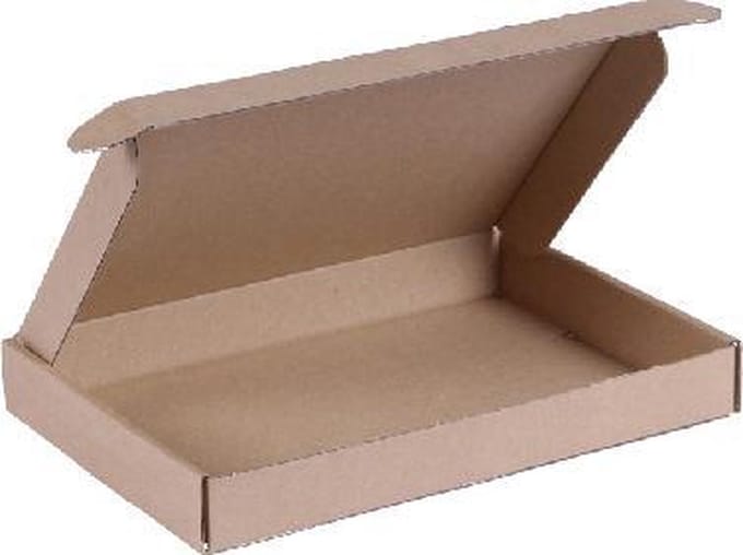 25 Bruine Standaard Brievenbusdozen Formaat A5 - 25,5 X 16 x 2,8 Cm / postdozen / verzenddozen