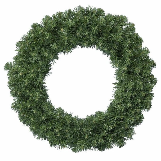 Everlands Kerstkransen - Set van 2x stuks - 50 cm - kerstversiering - dennenkrans - deurkrans