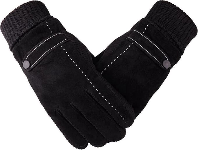 Touchscreen Handschoen - Zwart - One Size – Gevoerd