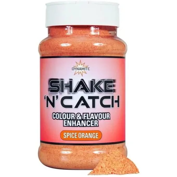 Dynamite Baits Shake'n'catch Kleur & Smaakversterker Spiced Orange