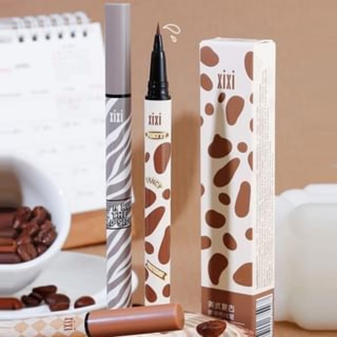 xixi - American Retro Smooth Eyeliner - 6 Colors #01 Cool Black - 0.5ml