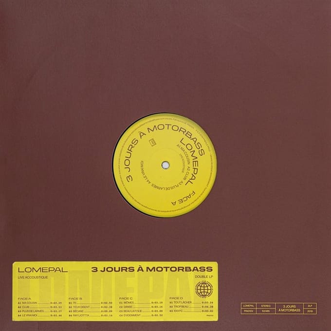 Lomepal - 3 Jours à Motorbass (2 LP)