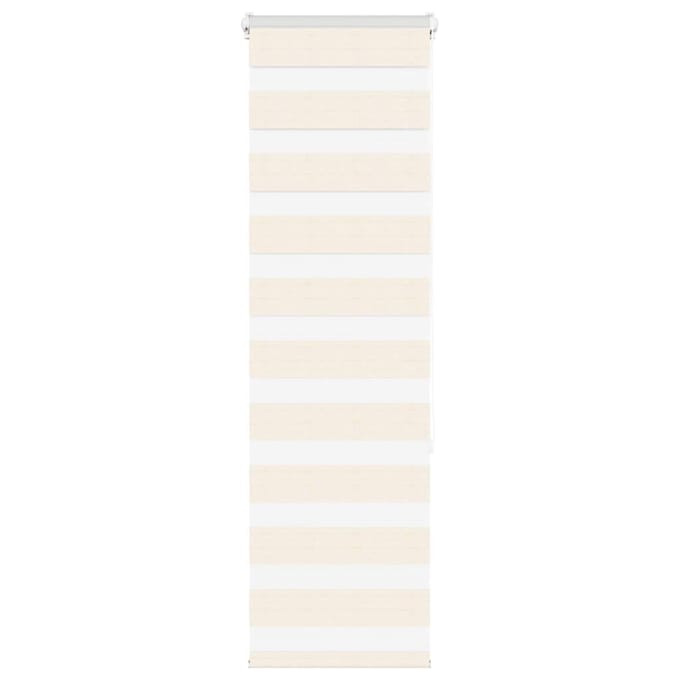 vidaXL - Zebra - Blind - 40x150 - cm - stofbreedte - 35,9 - cm - polyester - marmerbeige