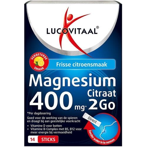 Lucovitaal magnesium 400 mg to go 14 sticks