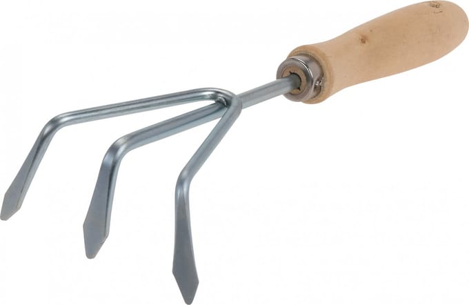 Pro Garden Drietand 28,5 X 10 Cm Staal Zwart