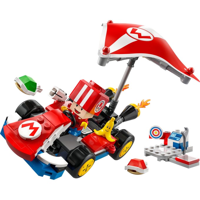 LEGO Super Mario: Mario Kart – Standaardkart Auto Speelgoed voor Kinderen uit de Game 72032
