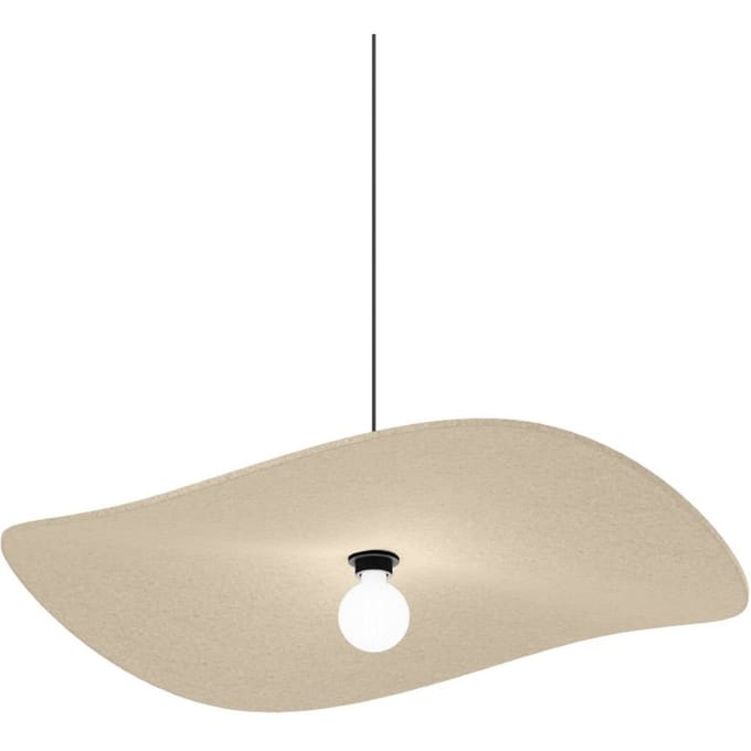 Wever & Ducré Lighting WEVER & DUCRÉ hanglamp Wave Soft 3.0, vilt, kalksteenkleurig