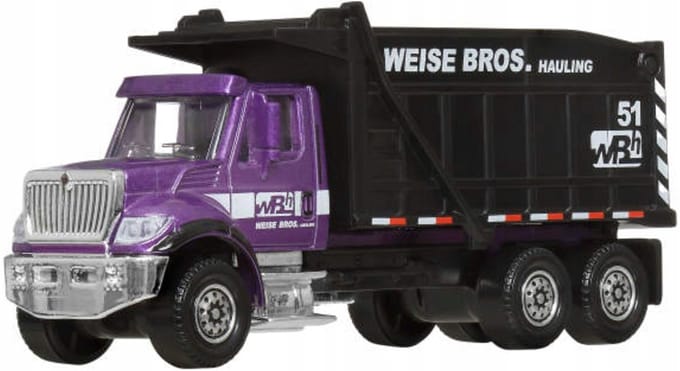 Matchbox Working Rigs Truck - Paars Kipperspeelgoed