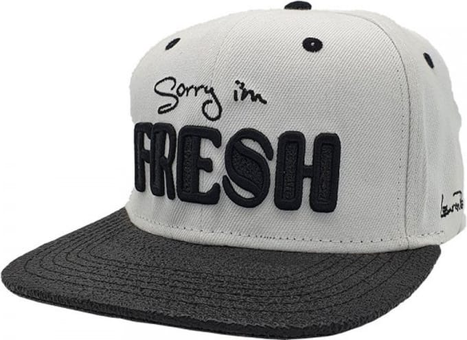Lauren Rose - Sorry I Am Fresh - Snapback - One Size - Wit