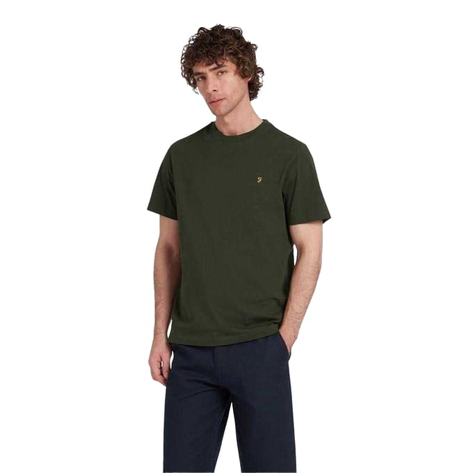 Farah Heren Logo Regular T-Shirt (Evergreen)