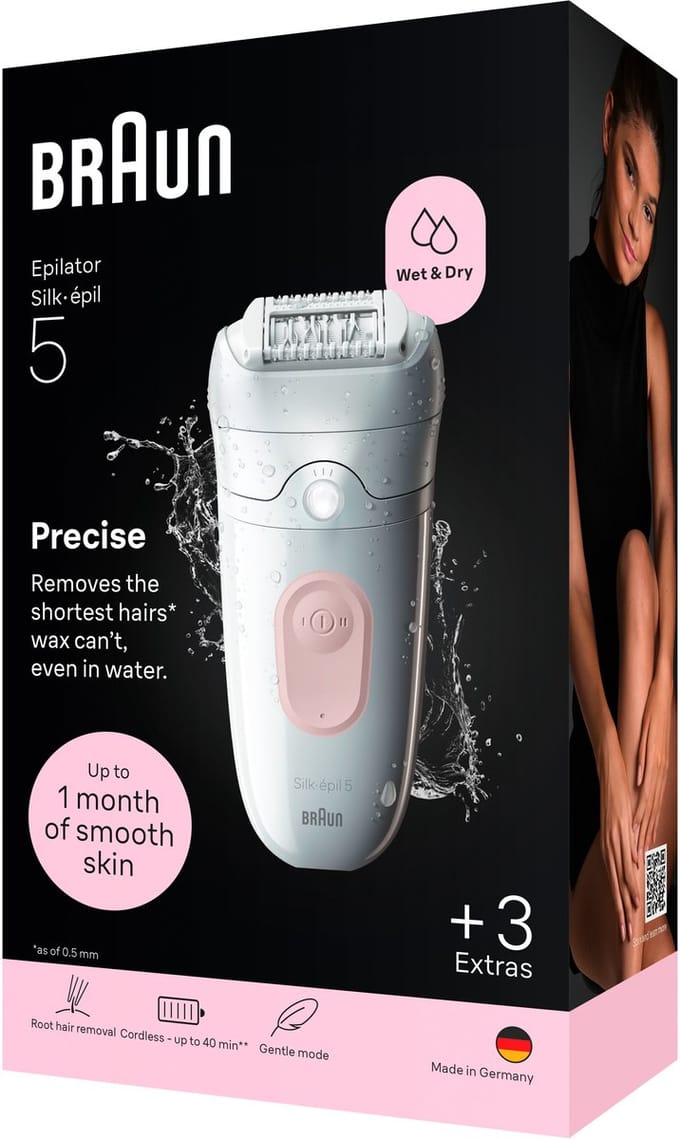 Braun Silk-epil 5 5-000 Wet & Dry Cordless Epilator