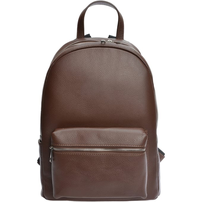 Anna Luchini Chocolade Rundleer Tas
