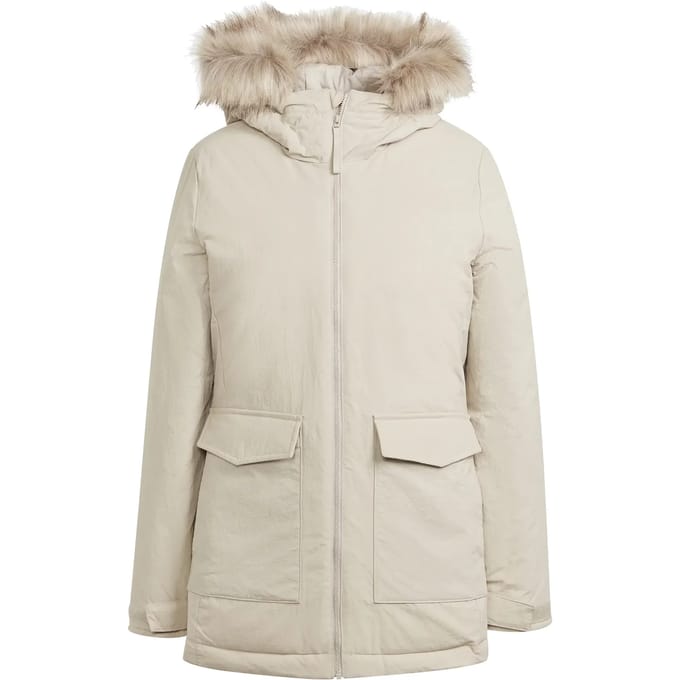 Parka met capuchon en bont voor dames adidas