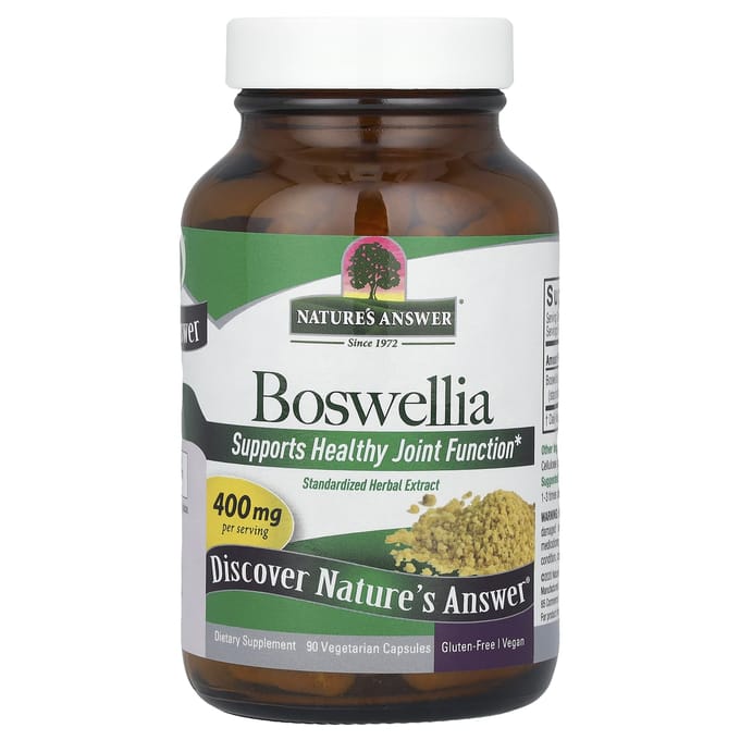 Nature's Answer, Boswellia, 400 mg, 90 gélules végétales