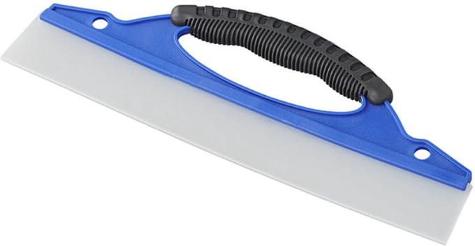 ProPlus Watertrekker met handvat - siliconen blad - 30 cm - blauw