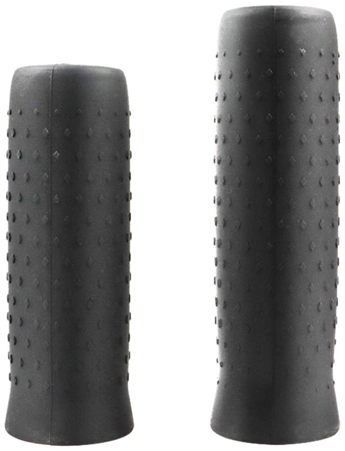 Dailygoods- Handgrepen voor E-scooter - Ergonomisch ontwerp - Zwart - Silicagel - 2 stuks - Comfort en grip