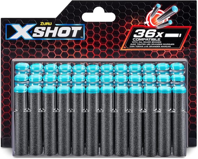 X-Shot Refill 36 Darts.