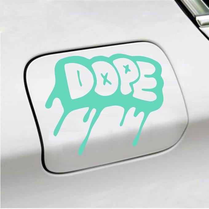 Bumpersticker - Dope - 12,3 X 14,8 - Mint
