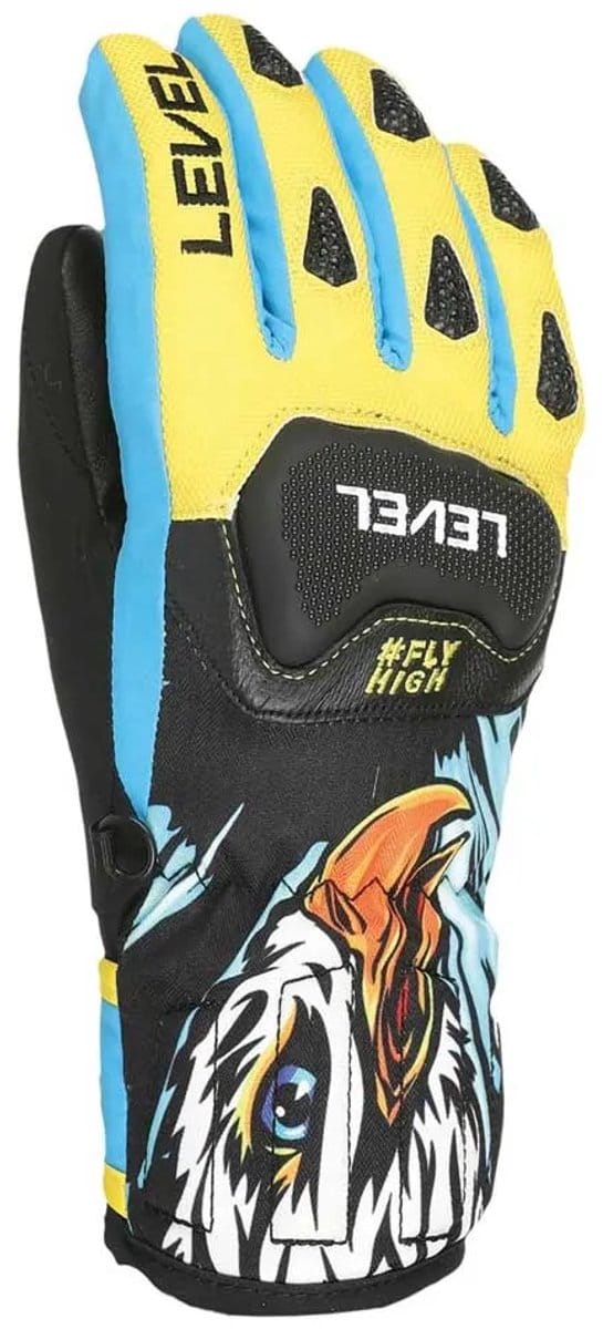 Level Race Handschoenen Geel S Jongens,Meisjes