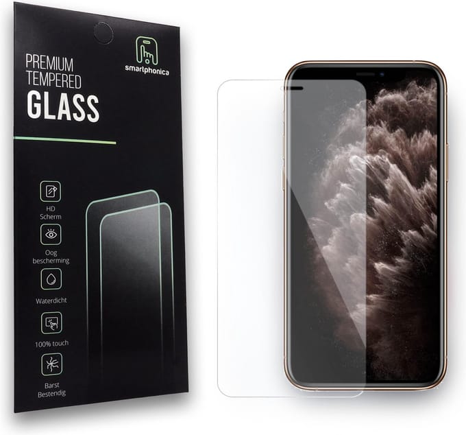 Smartphonica Screenprotector geschikt voor iPhone 11 Pro Max screenprotector van buigbaar glas geschikt voor iPhone 11 Pro Max