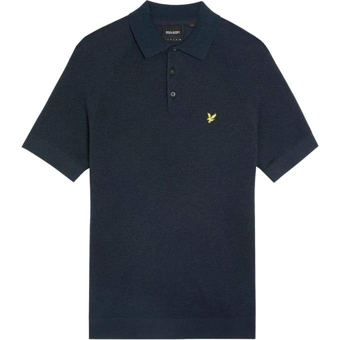 Linnen gebreid polo Lyle & Scott