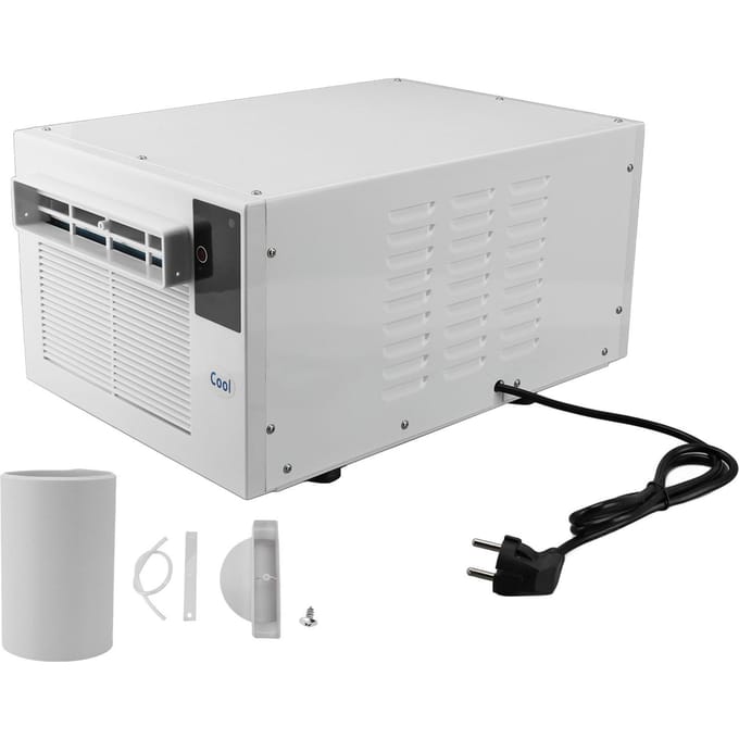 Draagbare Airconditioner Energiebesparend Compressormotor Koeling 1900BTU 280W Dubbele Inverter gray