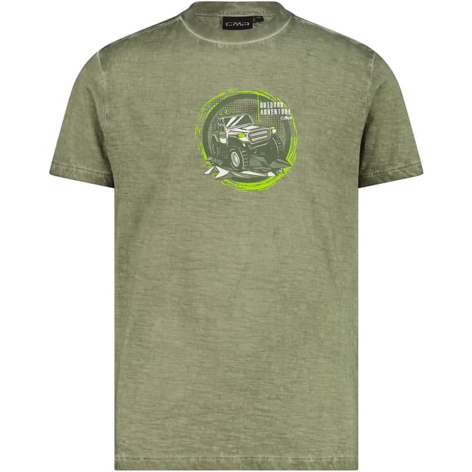 T-shirt van gemêlede jersey kind CMP