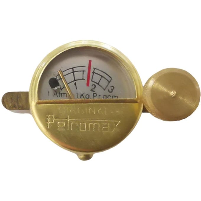 Petromax Manometer Messing