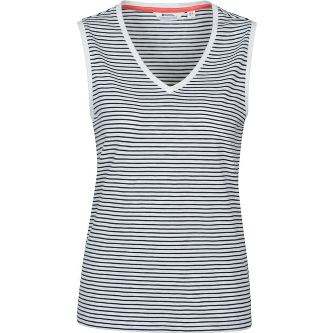 Mountain Warehouse Dames/Dames Whitley Gestreept V Hals Vest Top (Marine)