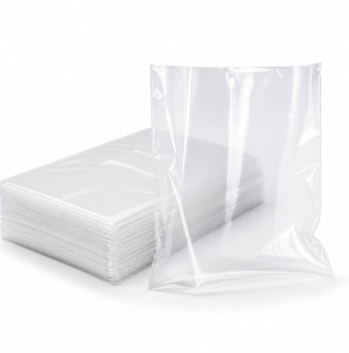 Inpakr Transparante LDPE Zakken - 150 Stuks - 60 x 80 cm - 150 Micron - Extra Dikke Plastic Zakken