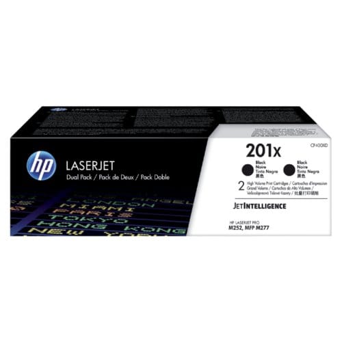 Tonercartridge hp cf400xd 201x zwart 2x