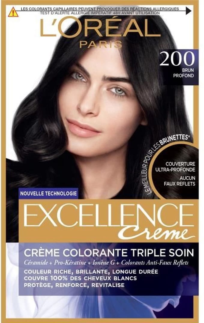 L'OREAL PARIS Excellence Coloring - 200.N Diep bruin