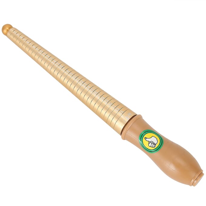 Ringmaat Doorn Vingermaat Meetstok Ring Sieraden Tool Hongkong Maat beige