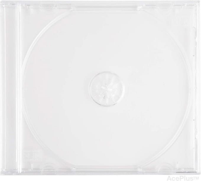 10 Stuks Standaard Transparante CD Jewel Cases Opslagdoosjes