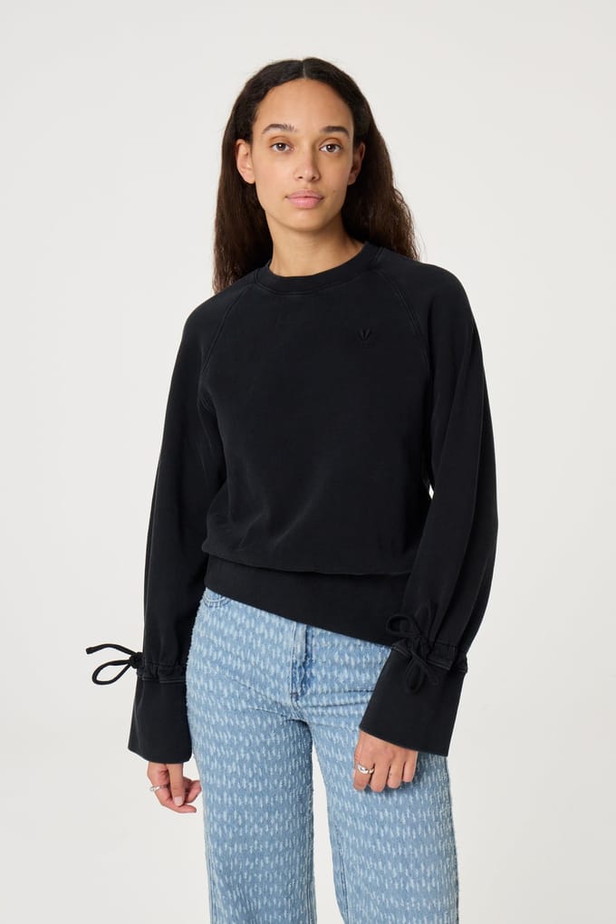 Fabienne Chapot Janet Sweater Dark Antracite Maat: M | Sweaters Outlet | Dames | Zwart