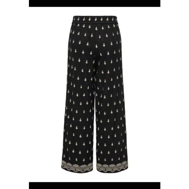 Only Onlwilla emb detail pant wvn dessin