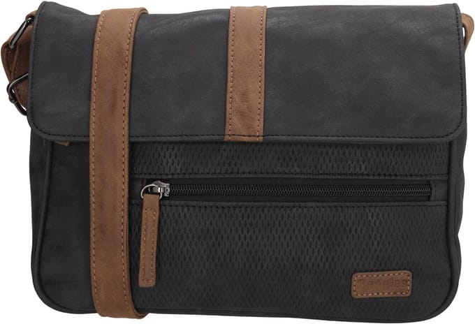 Beagles Brunete Schoudertas - Crossbodytas - Crossover - Dames - Zwart
