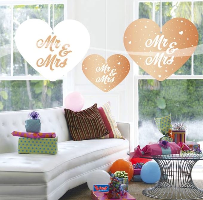 Folat - Hangdeco Hearts Wedding Rose Gold/5