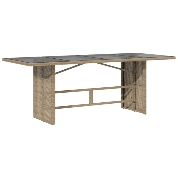 vidaXL - 9-delige - Tuinset - met - kussens - poly - rattan - beige