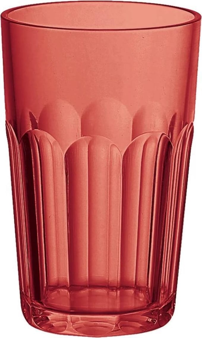 Guzzini Happy Hour Drinkglas hoog rood - 0.42Ltr