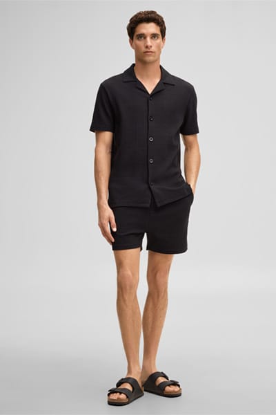 regular fit short van katoenmix model 'FILIP'