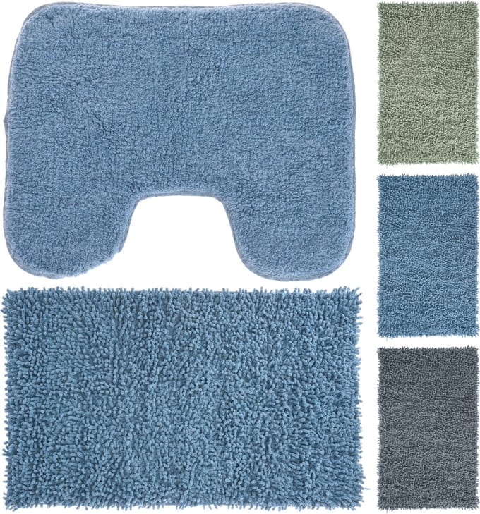 Badkamer Toiletmat set 2-delig Assorti.