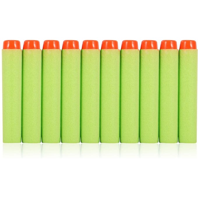 7,2 cm Schuimpijltjes Kogel voor Serie Blaster Speelgoedpistool Navulpakket Groen yellow