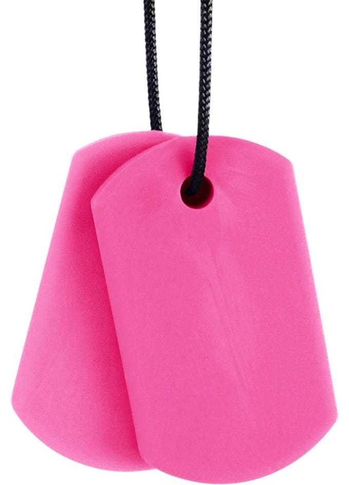 ARK Therapeutic kauwsieraad kauwketting Hot Pink XT Medium sensorisch speelgoed.