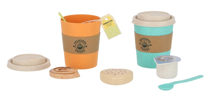 Jipy bio Koffie en koekjes set to go 10 delig