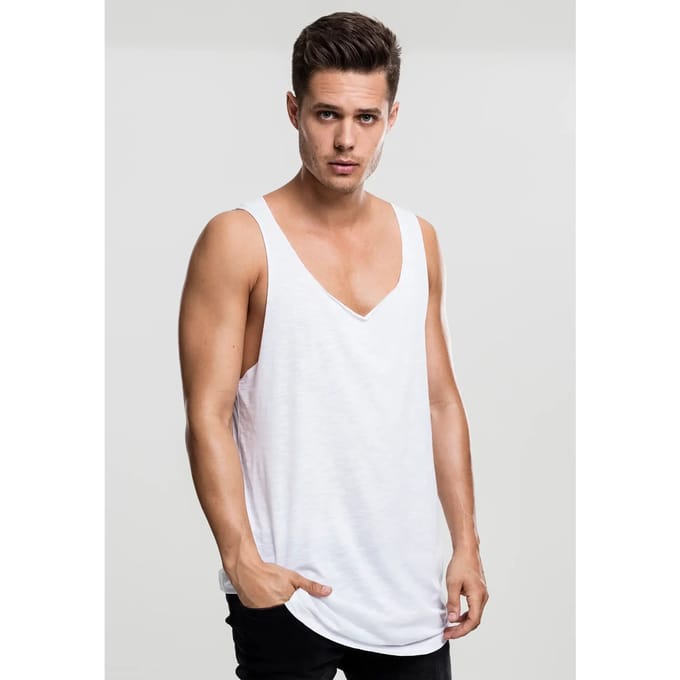 Urban Classics - Open Edge Tanktop - L - Wit